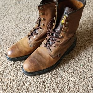 Justin's Men's Lace up Boots 11